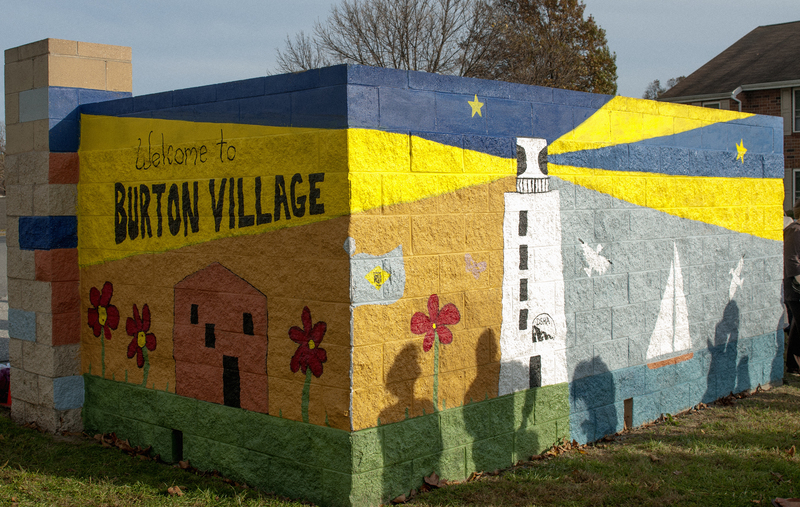 Burton Village Apartments unveils mural Cape Gazette